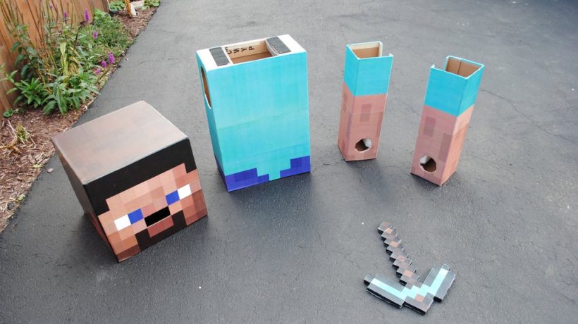 How to make a homemade Minecraft costume