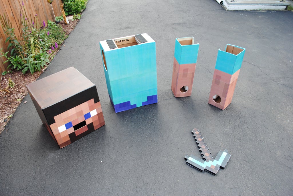How to make a homemade Minecraft costume