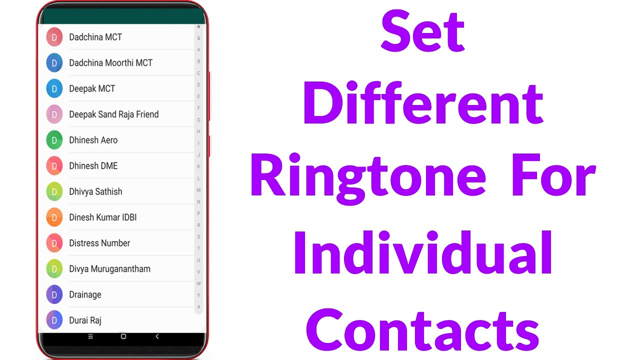 How to set different ringtones for different contacts iphone? - E Report