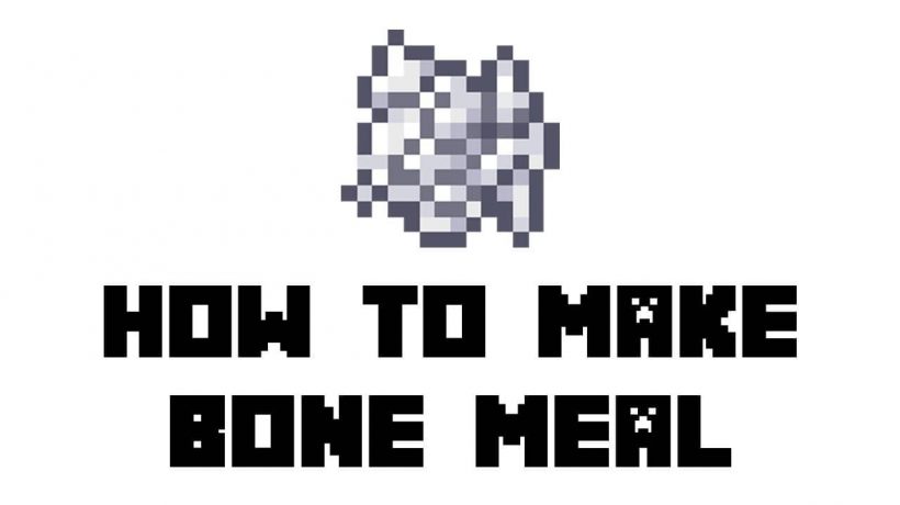 How to make bone meal in minecraft?