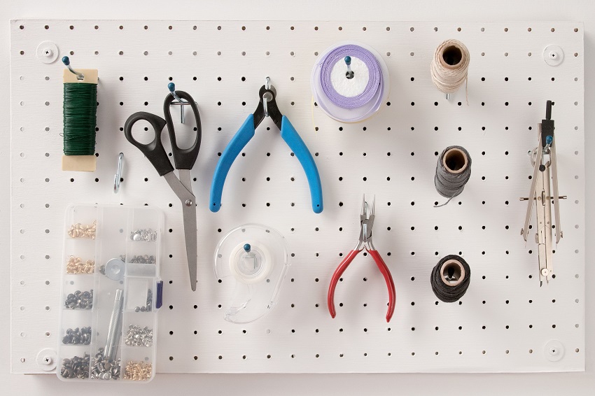 Tips for hanging pegboard without screws