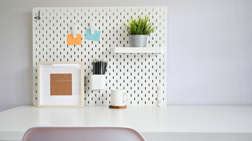 How to hang pegboard without screws
