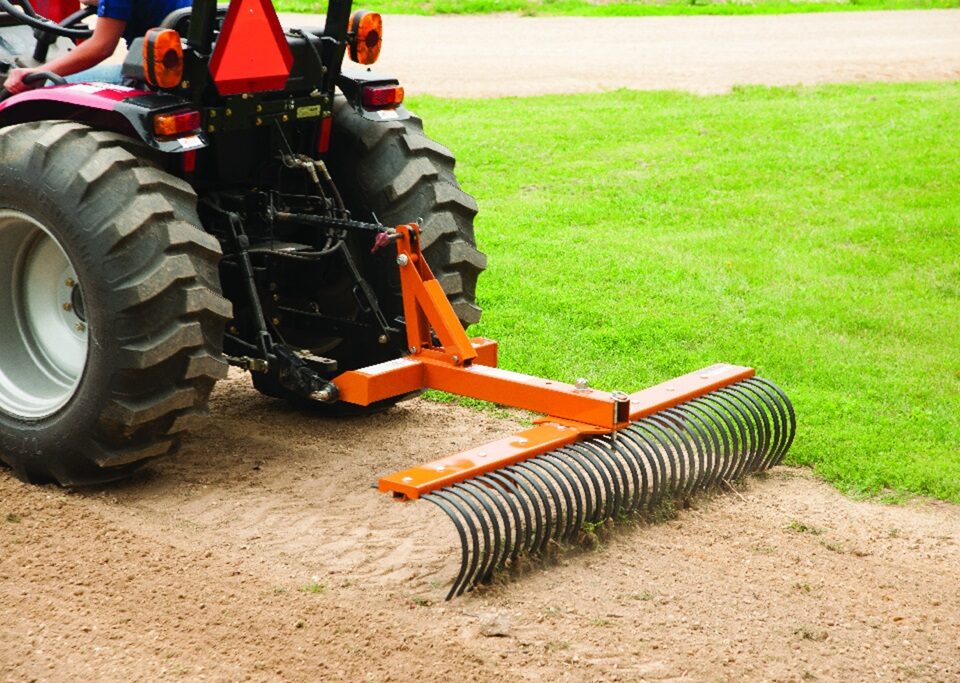 What is the difference between a lawn leveling rake and a landscaping rake?