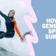 How to generate speed on a surfboard