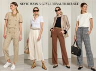 7 Chic Ways to Style a Textured Tonal Trouser Set for Every Occasion